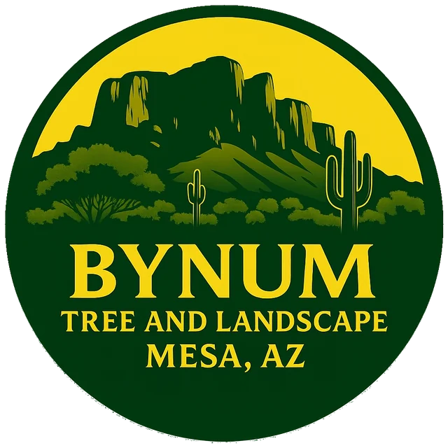 Bynum Tree and Landscape logo — Mesa, AZ tree service, property cleanups, and junk hauling