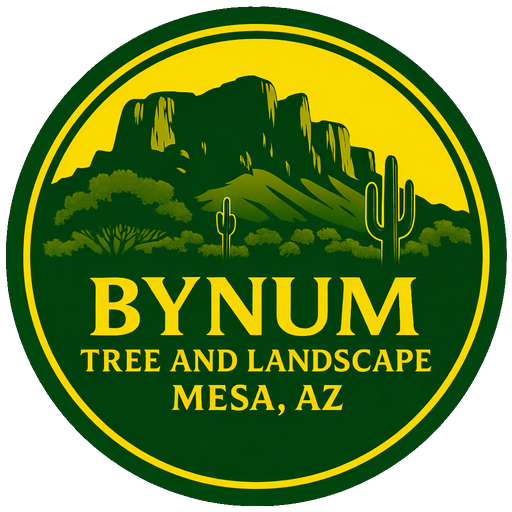 Bynum Tree and Landscape logo — Mesa, AZ tree service, property cleanups, and junk hauling