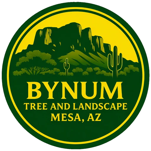Bynum Tree and Landscape logo
